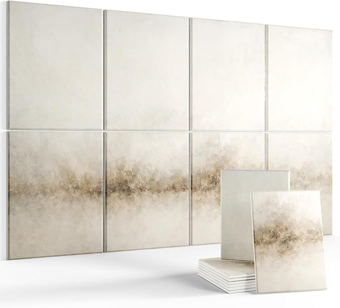 Wall Art Acoustic Panels, Decorative Sound Absorbing Panels by FLUXYNARA