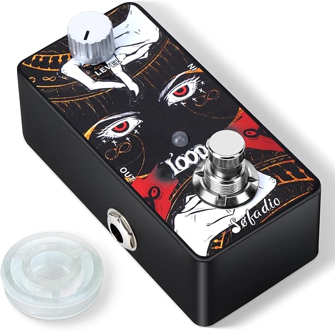 Sofadio Looper Guitar Pedal, 30 mins Looping Time Loop Pedal by SOFADIO
