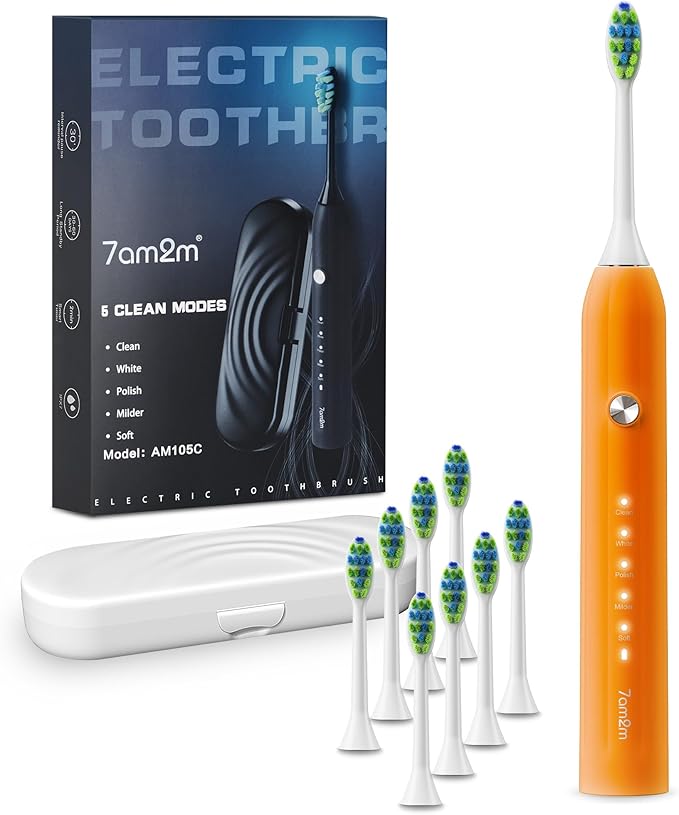 7AM2M Sonic Electric Toothbrush by 7AM2M