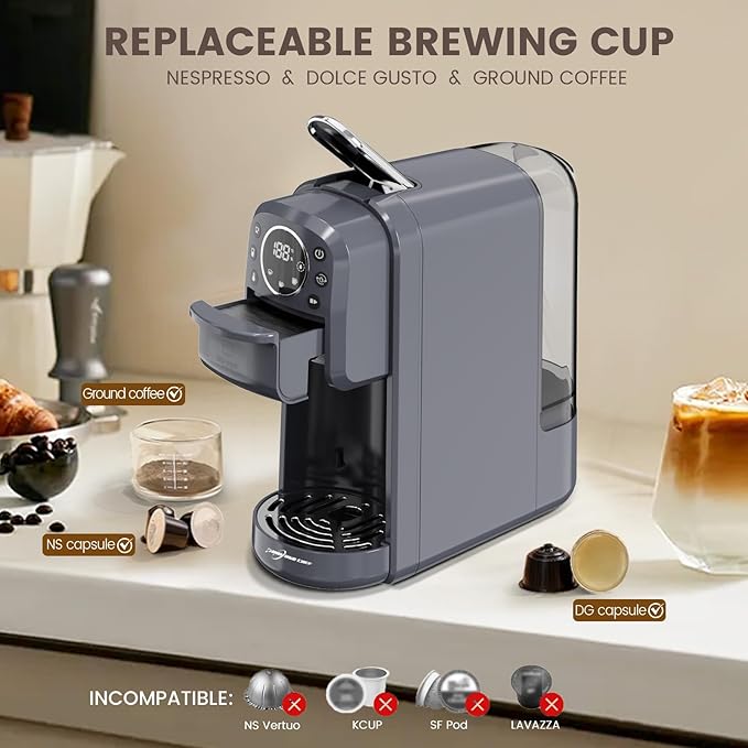 Multi-Capsule Espresso 4in1 Coffee Maker, Single Serve Coffee Machine - Image 5