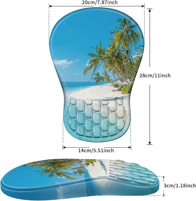 YIWEI Ergonomic Mouse Pad with Wrist Rest - Image 6
