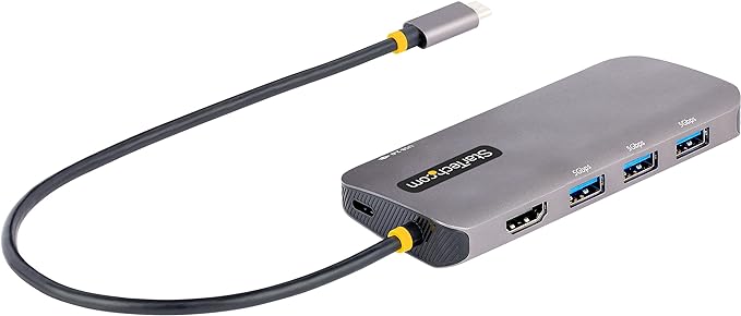 StarTech.com 6-in-1 USB-C Hub for Monitors, 4K 60Hz HDMI Video, Gigabit Ethernet by StarTech