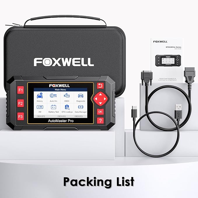 2026 FOXWELL Car Scanner NT604, 4 System OBD2 Scanner Diagnostic Tool, Check - Image 9