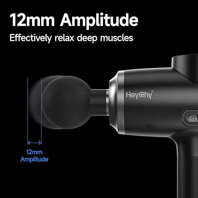 HEYCHY Percussion Massage Gun Deep Tissue - Image 9