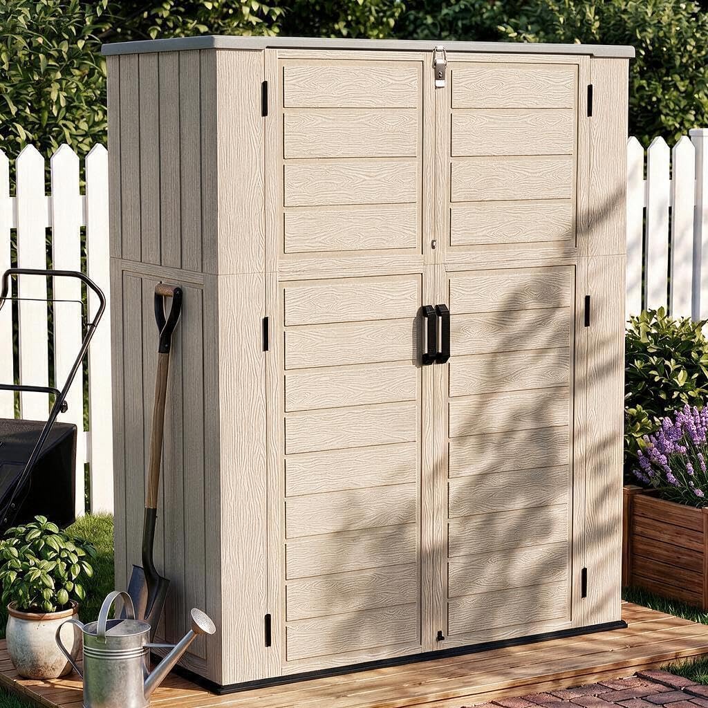 storage shed weather resistant resin outdoor, main product view