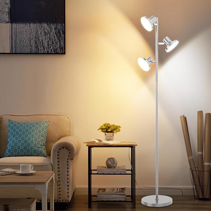 SIBRILLE 36W LED Tree Floor Lamp, Modern Dimmable Standing Lamp - Image 5
