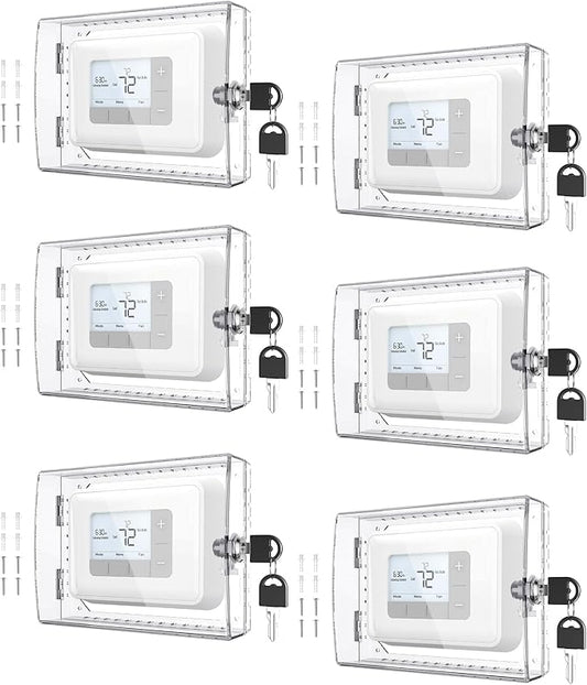 AUURIO 6 PCS Upgraded Thermostat Lock Box by Smallbrandbigimpact%E2%80%94makingeverydaylifesurprisinglybetter
