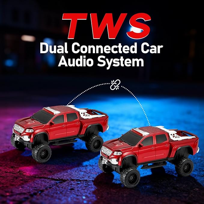 WSTER WS-X65 Pickup Truck Replica Bluetooth Speaker – HD Sound, FM Radio - Image 5