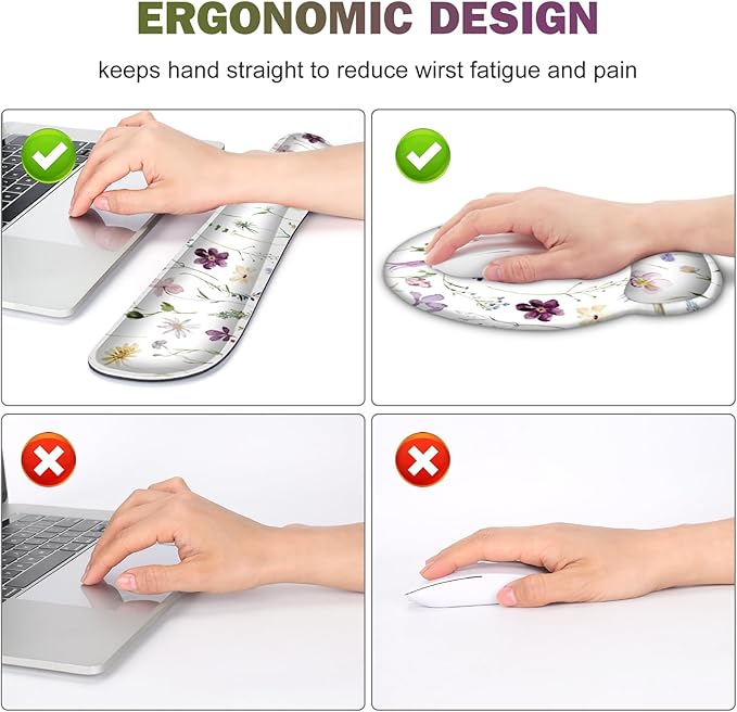 Gaming Mouse Pad, Large Desk Mat, Cute Desk Pad Protector, 4in1 XXL Mousepad + - Image 3