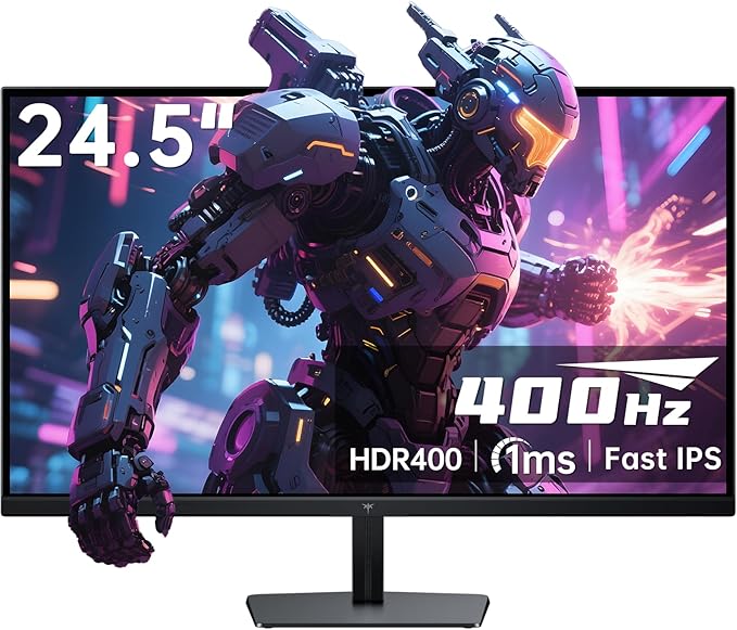 KTC 24.5 inch 400Hz 240Hz Gaming Monitor | Fast IPS 1ms | FHD 1080P Monitor | by KTC