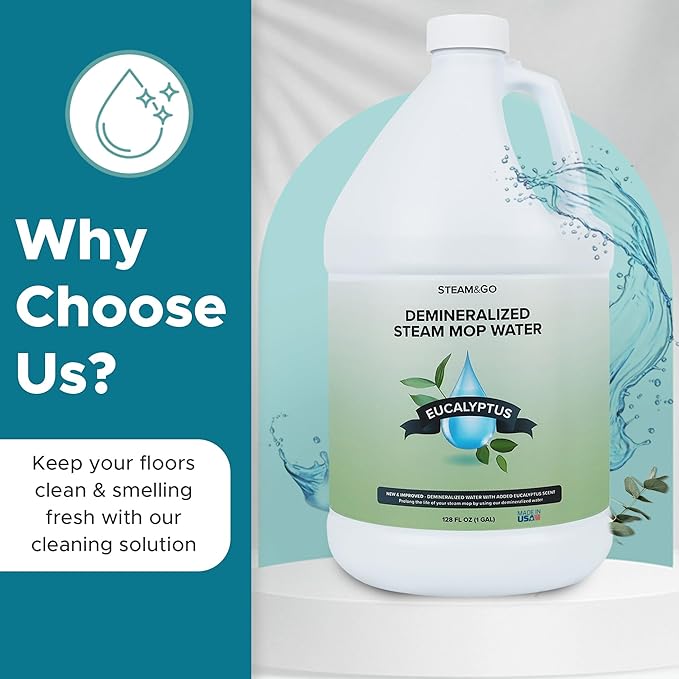 Steam & Go Demineralized Water Cleaning Solution - Image 3