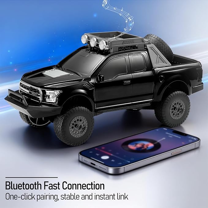 WS-589 Rugged Pickup Truck Bluetooth Replica Speaker – Portable Audio - Image 3
