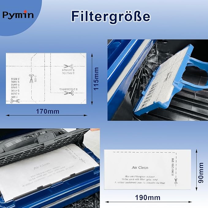 Pymin 8 Pack GN Vacuum Dust Bags Compatiable - Image 5