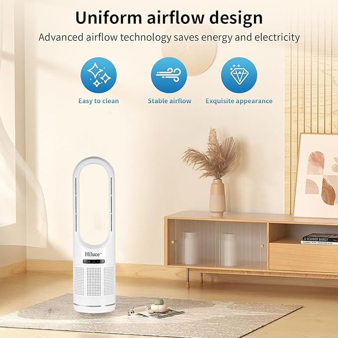 Hiluce Tower Fan, Bladeless Fan - Image 6