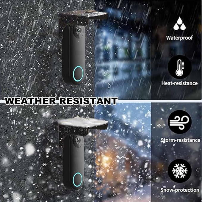 2 Pack Doorbell Rain Cover, Steel Doorbell Cover Weatherproof, Doorbell Cover - Image 2