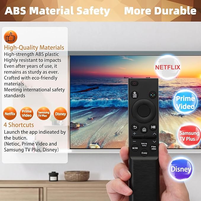 BN59-01388A Remote for Samsung Crystal 4K UHD CU7000 DU7200 Series Smart TV - Image 2