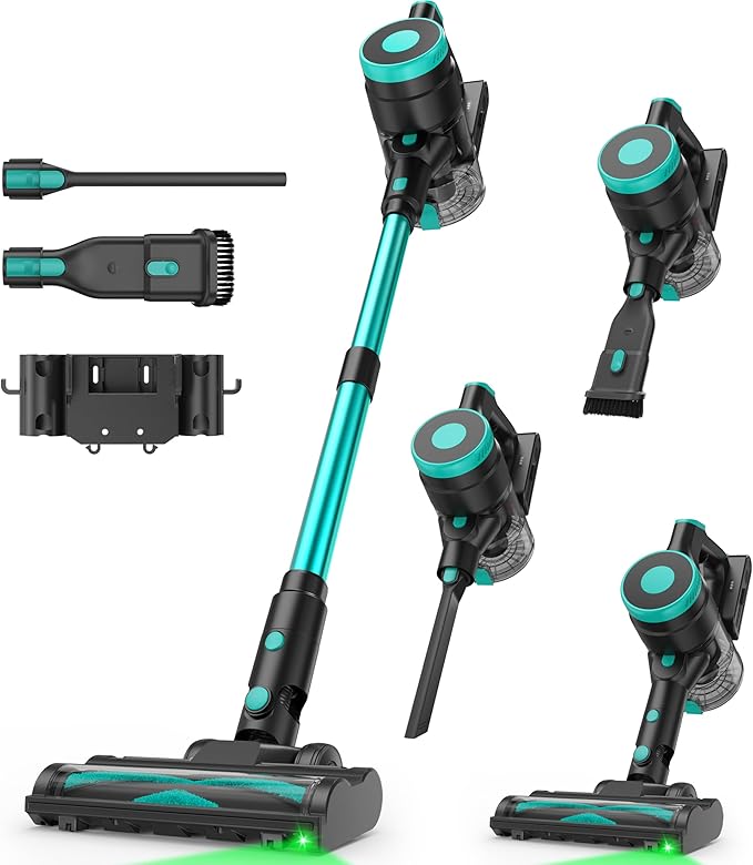 Zefiro 350W Cordless Vacuum Cleaner, 45Mins Runtime Vacuum Cleaners by Zefiro