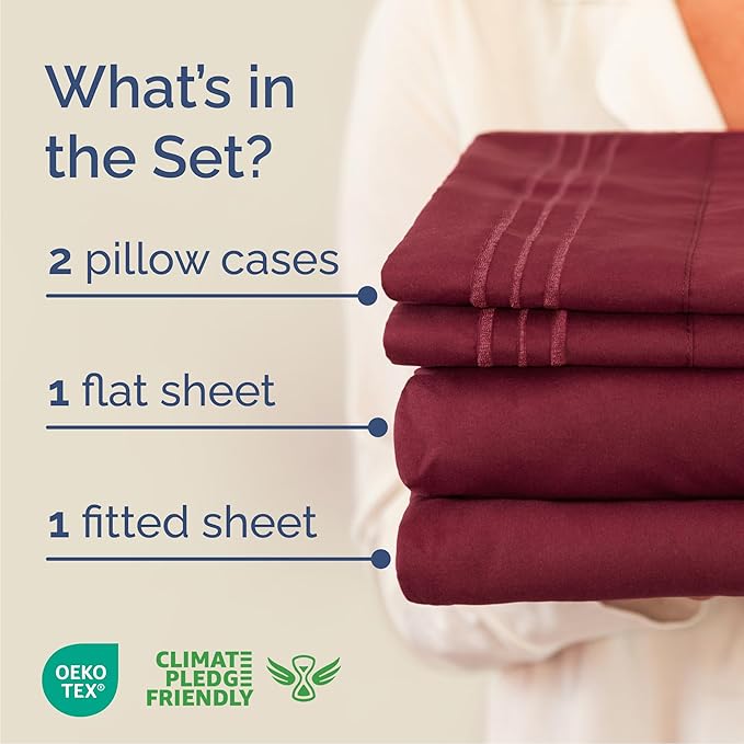 Cal King Size 4 Piece Sheet Set - Image 2