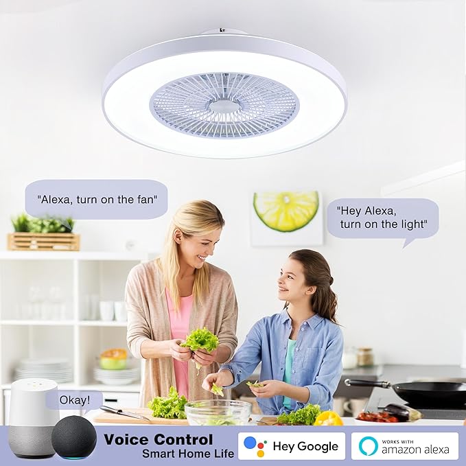 HUMHOLD 24" Bladeless Ceiling Fans - Image 2