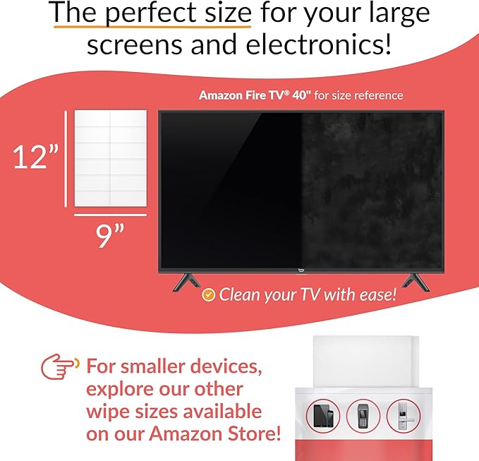 iCloth 70% Isopropyl Alcohol XL Screen and Electronics Wipes, Streak-Free - Image 6