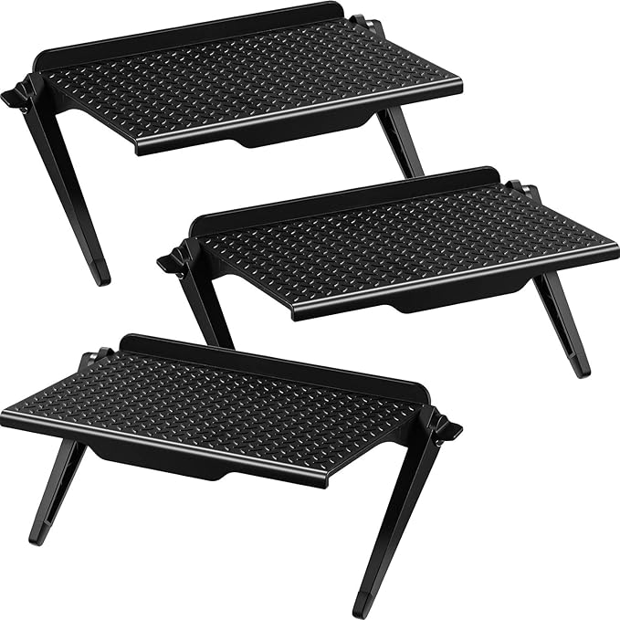 Jetec 3 Pieces Screen Top Shelf TV Top Storage Bracket 2-leg Adjustable Monitor by Jetec