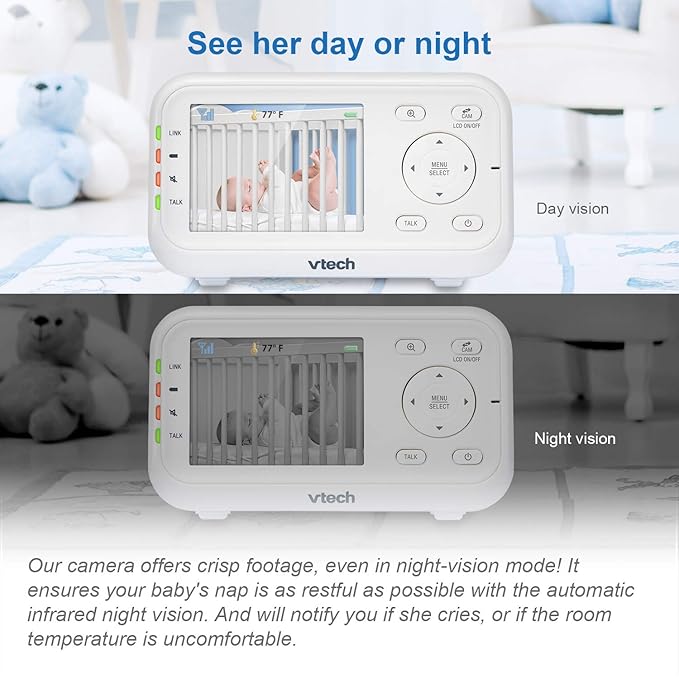 VTech VM3252 No WiFi Video Baby Monitor - Image 7