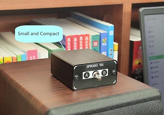 SPRODIO 2 Port 3.5mm Stereo Audio Switch Box AUX Headphone Speaker Manual - Image 3