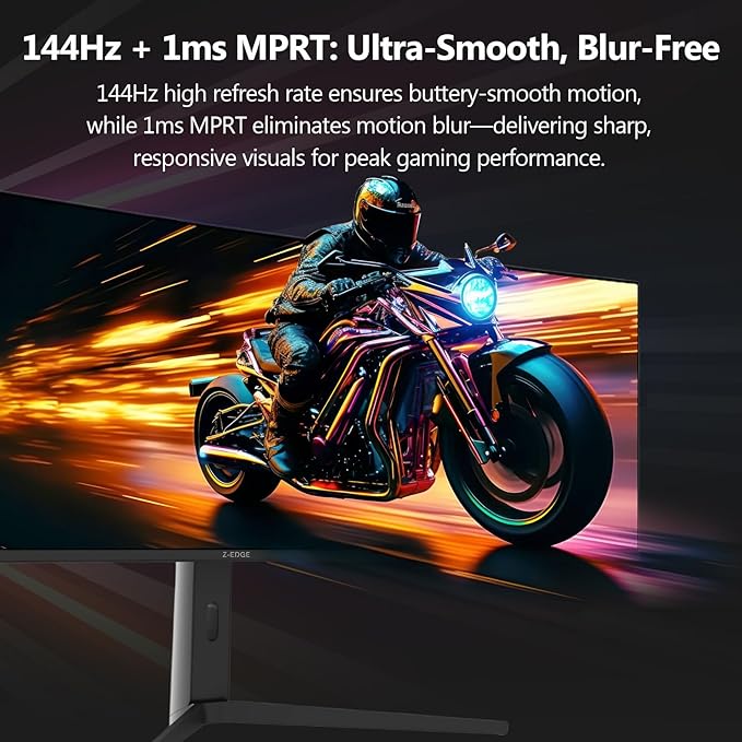 5K Monitor, Z-Edge 49 inch IPS Curved Gaming Monitor, DQHD 5120x1440 Computer - Image 3