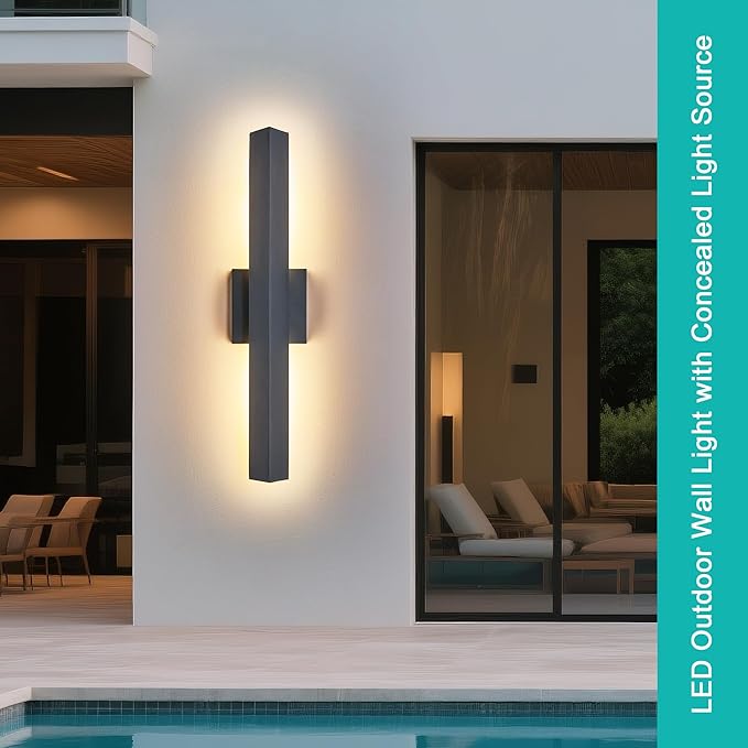 Tarentlight Modern Outdoor Porch Light Patio Lamp in 20W 3000K Integrated LED - Image 5