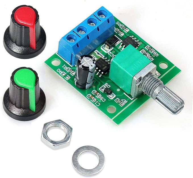 Gebildet 2pcs PWM Low Voltage Motor Speed Controller DC 1.8V 3V 5V 6V 12V 2A - Image 2