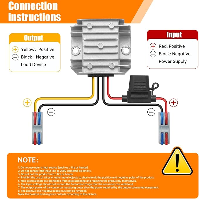 BEYIMEI 10A 120W DC-DC Converter 24V Step Down to 12V Converter Voltage - Image 5
