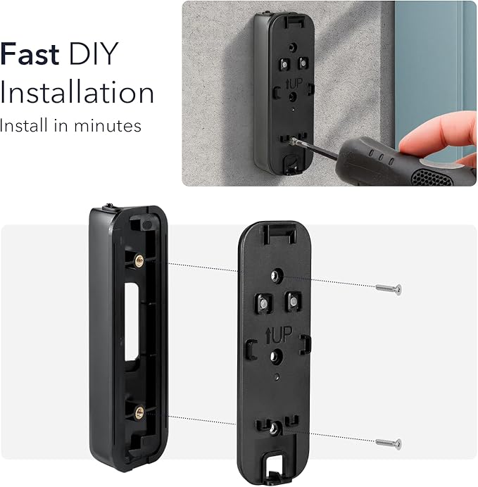 Wasserstein Horizontal Adjustable Angle Mount & Wall Plate Compatible - Image 5