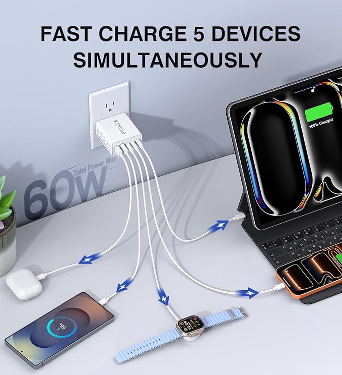 60W USB C Charger Block - Image 2