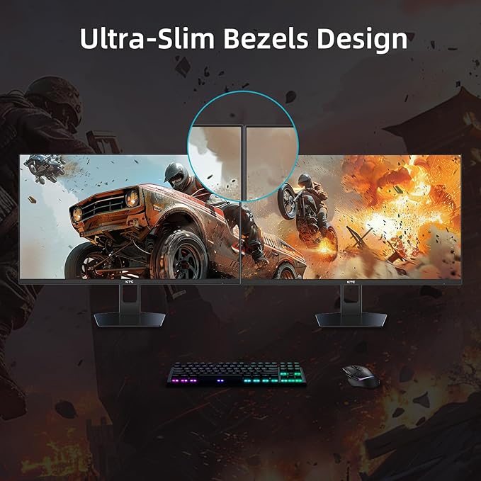 KTC 27” Gaming Monitor 180Hz QHD, Fast IPS Monitor, 122% sRGB, 1X DP & 2X HDMI - Image 5