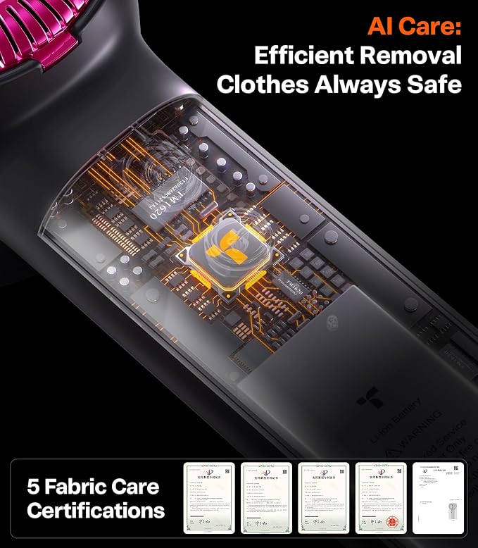 TORRAS Rechargeable Fabric Shaver Electric Lint Remover 3-Speed Remove Fuzz - Image 6