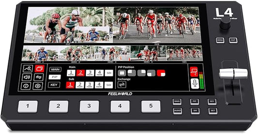 FEELWORLD L4 10.1 Inch Touch Screen Video Switcher 10.1 inch Touchscreen by Feelworld