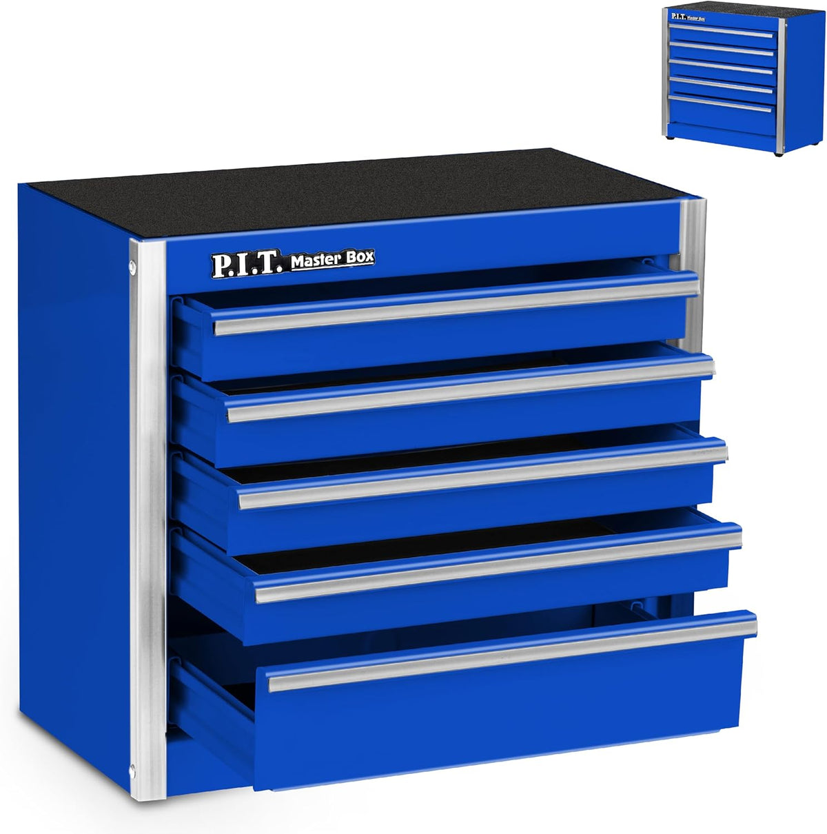 p.i.t. mini tool box,small metal toolbox organizer with, main product view