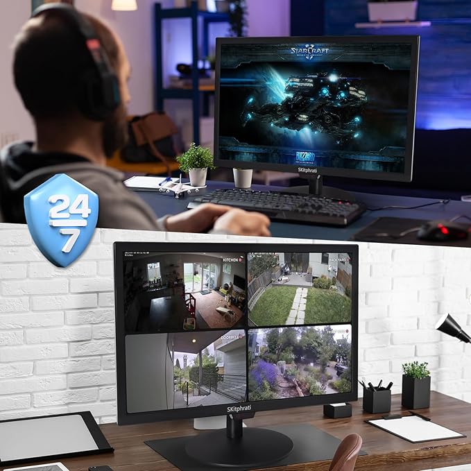 SKitphrati 19 Inch HD PC Monitor, Computer Monitor - Image 4