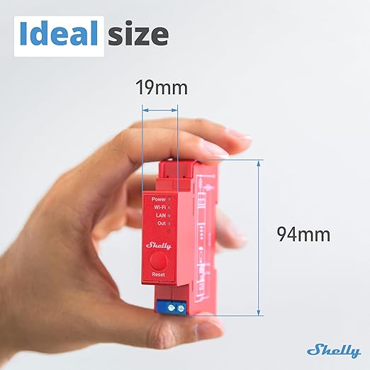 Shelly Pro 1PM | Wi-Fi & LAN, 1-Channel Smart Relay Switch - Image 3