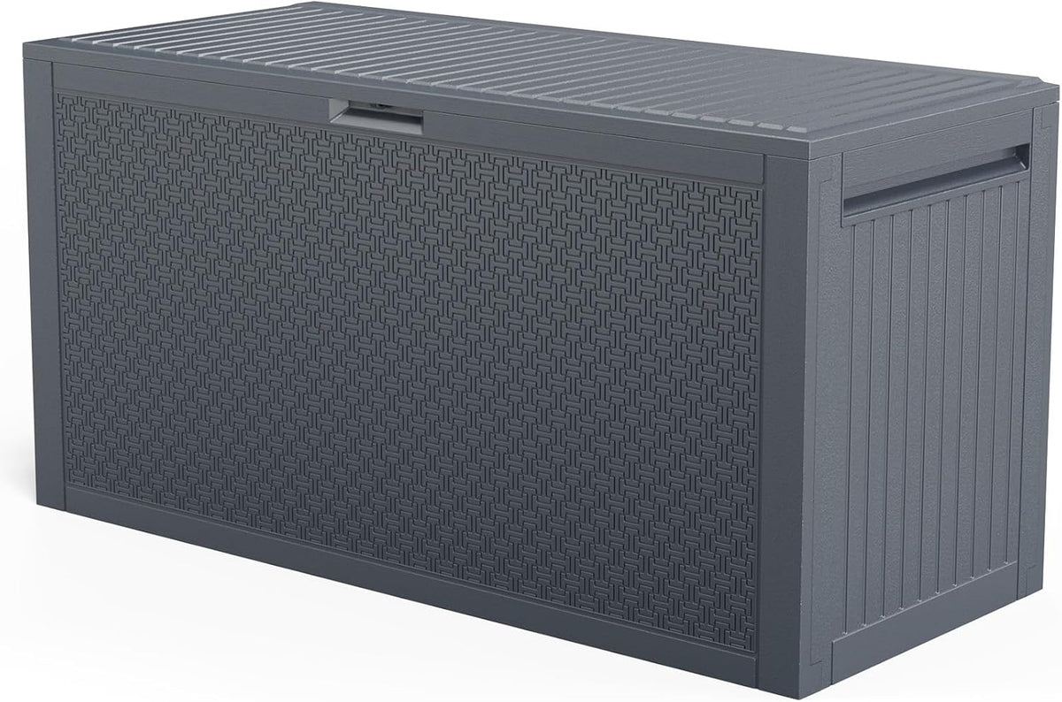 vingli 90 gallon lockable durable outdoor storage box, main product view