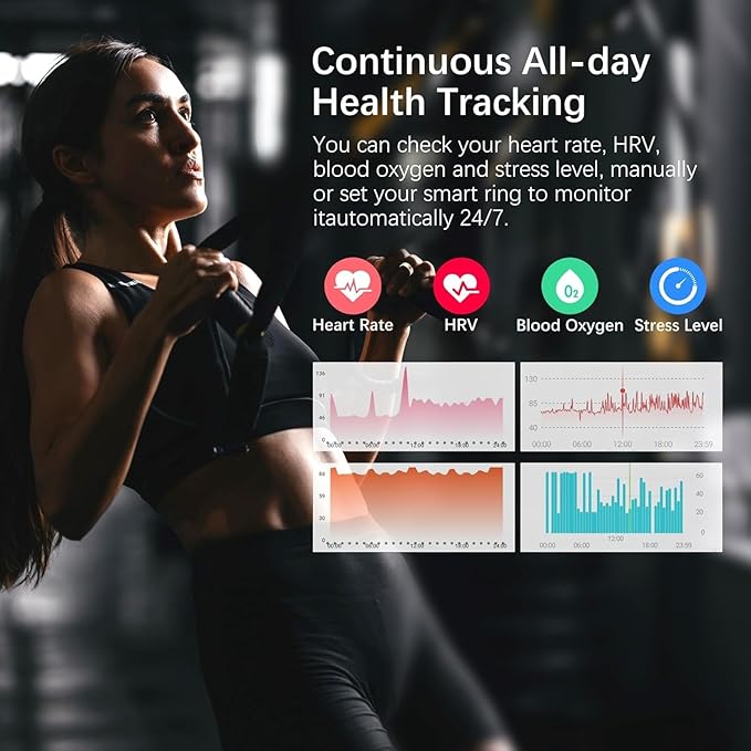 Smart Health Ring for Women Men, Fitness Ring - Image 5