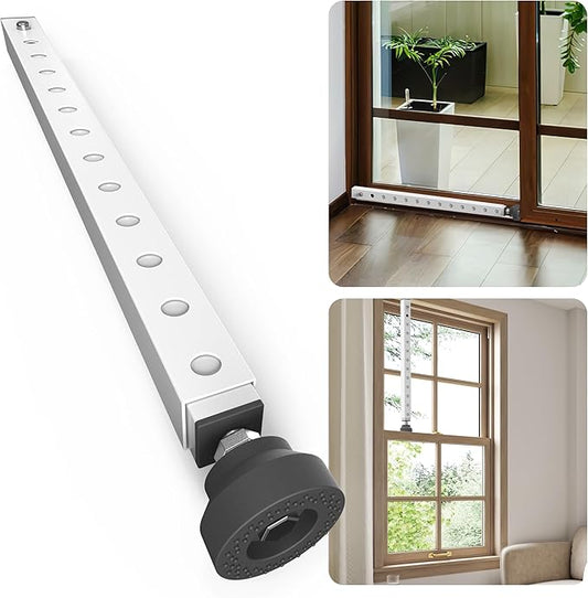 Gadgetzan Window Security Bar, 17-33 inch Adjustable Sliding Door Security Bar by Ourproductsarededicatedtobringingyouconvenience