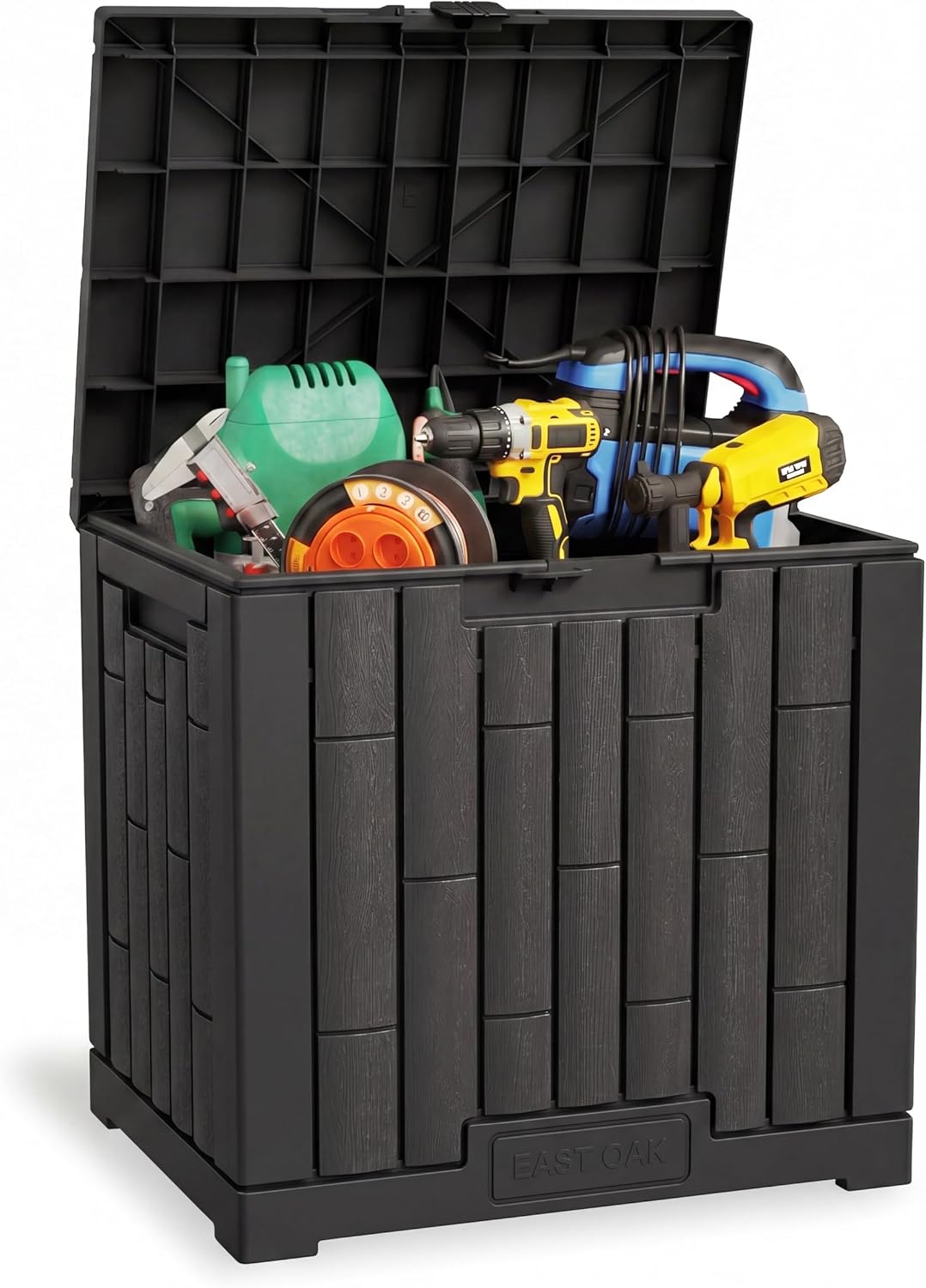east oak 31 gallon outdoor storage box, waterproof, main product view