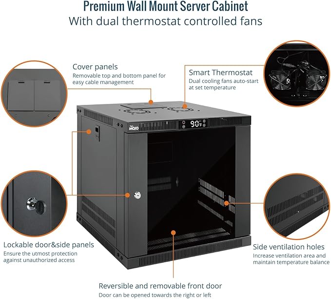 Tecmojo 9U Wall Mount Rack - Image 3