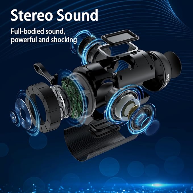 comiso Bluetooth Speaker, IP65 Waterproof Portable Speaker - Image 2