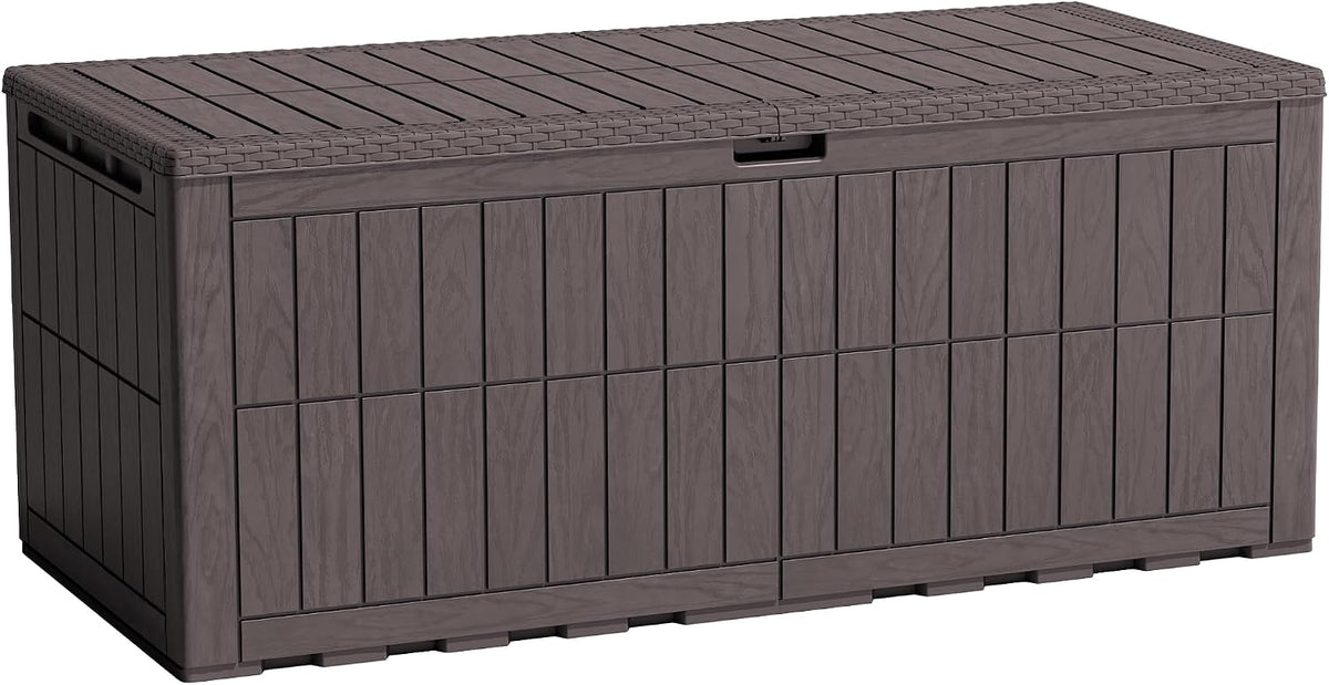 flamaker 180 gallon large outdoor storage box waterproof, main product view