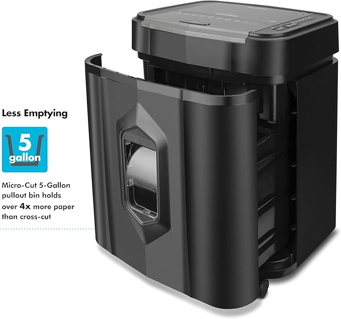 Aurora High Security 120-Sheet Auto Feed Micro-Cut Paper and Credit Card - Image 6