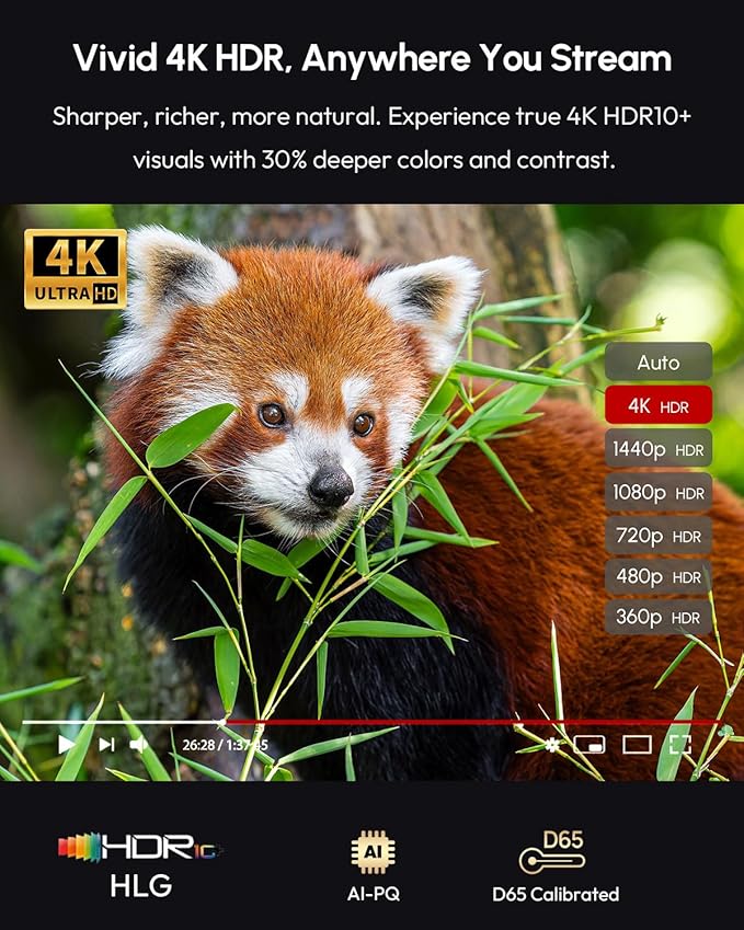 4K HDR10+ Google TV Projector for Home Theater 2200 ANSI Smart Daytime Projector - Image 2