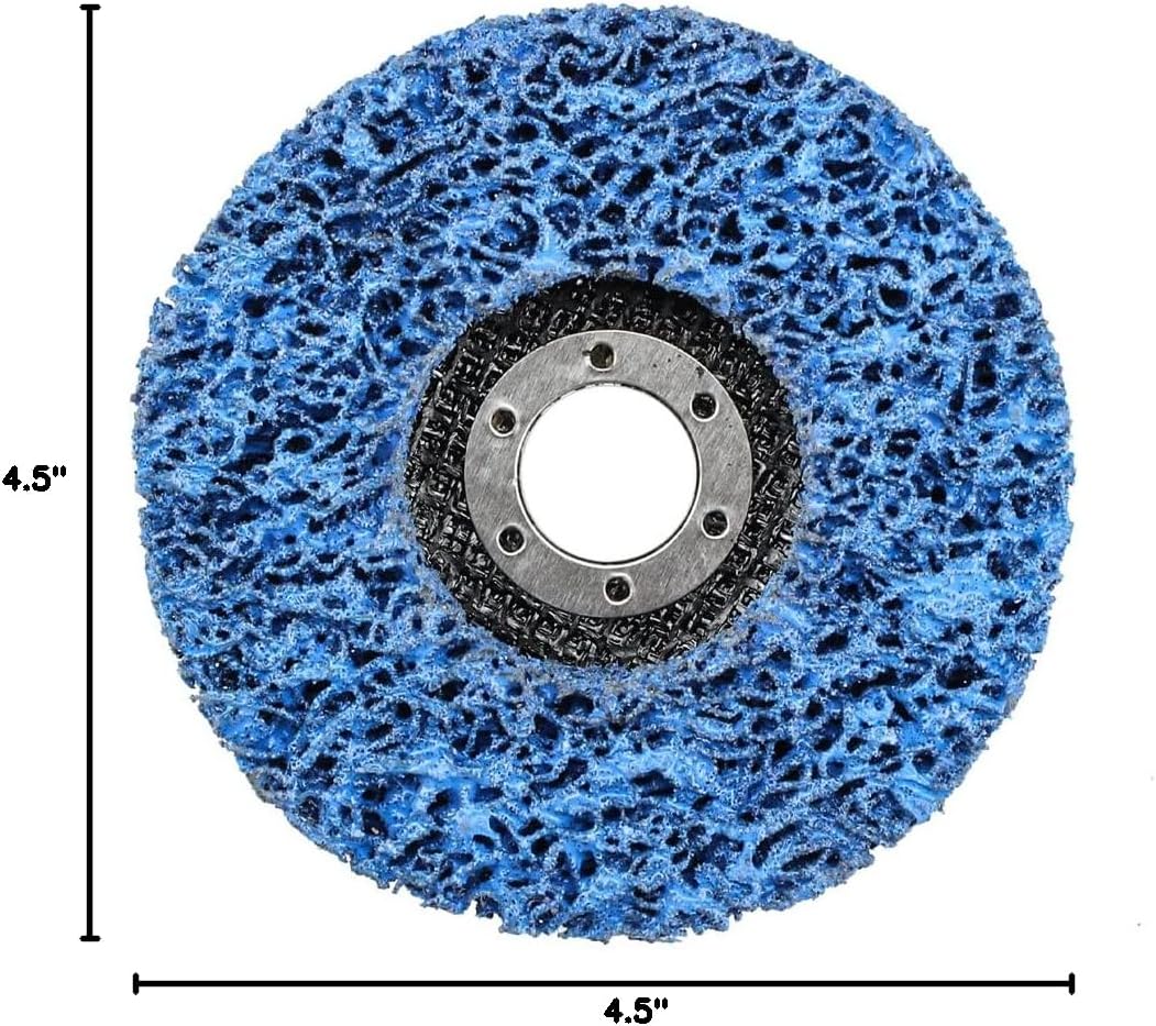 Easy Strip Discs Clean and Remove Paint, Rust and Oxidation 4-1/2” x 7/8” - 5 Pack
