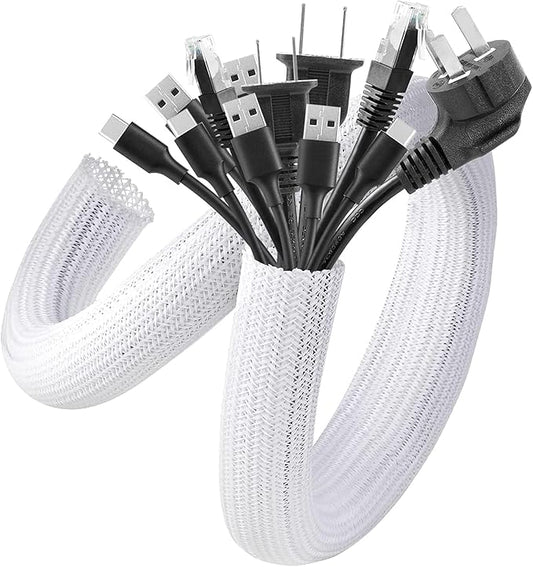 AGPTEK Cable Sleeve Cover, Home Office Wire Management Computer TV Wire Loom by AGPTEK